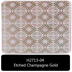 Stainless Steel Designer, Embossed, Etched, Colored Sheets