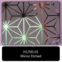 Stainless Steel Designer, Embossed, Etched, Colored Sheets