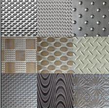 Stainless Steel Designer, Embossed, Etched, Colored Sheets